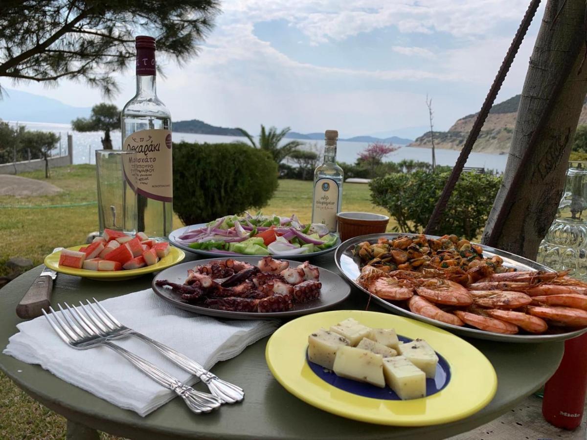 Klovino Beach House Douvia Eksteriør bilde