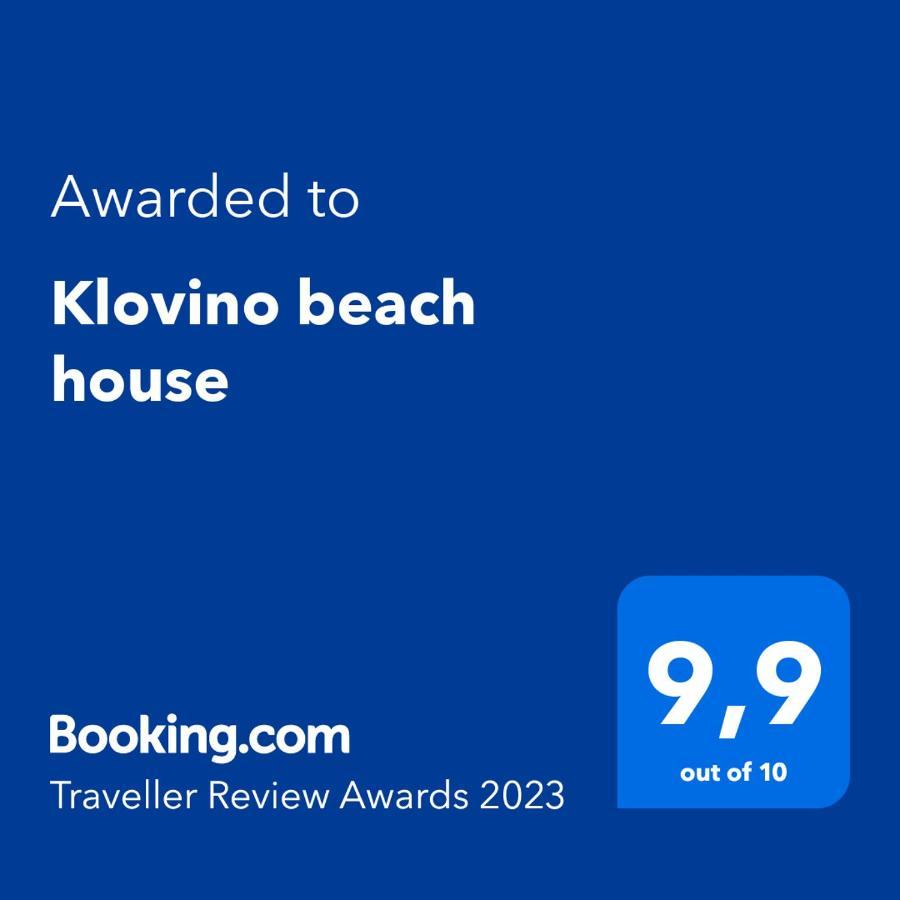 Klovino Beach House Douvia Eksteriør bilde